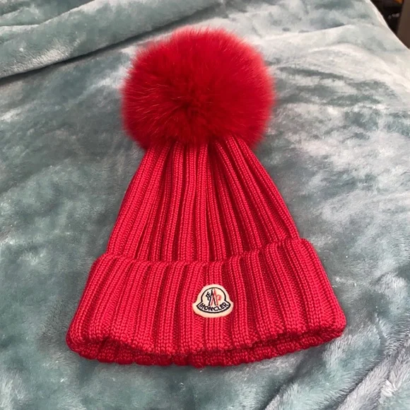 Moncler | Accessories | Moncler Hat W Fur Pompom | Poshmark display picture 3
